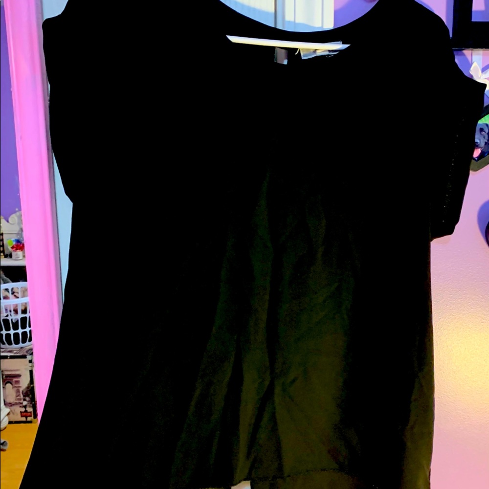 Black dress shirt